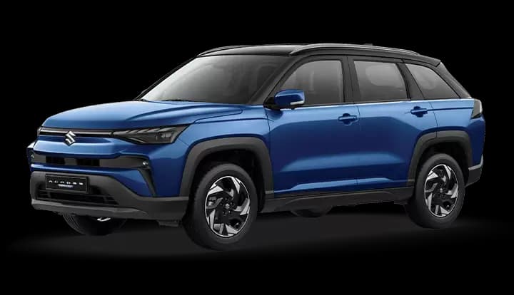 Suzuki Across Hybrid GL MT en Azul Metálico Perlado techo Negro